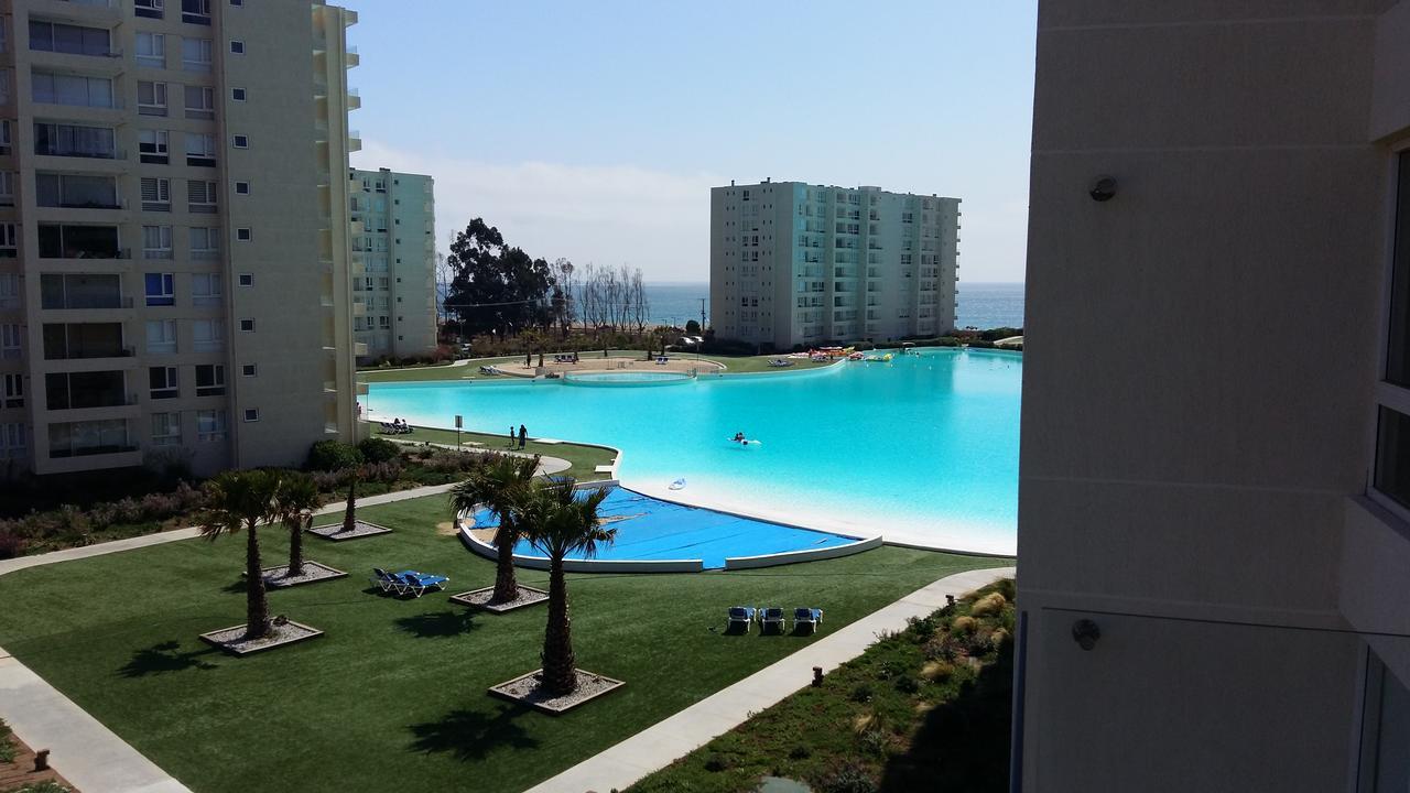 Papudo Laguna Vista Al Mar Y Piscina Luaran gambar